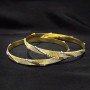 Ornate Gargi Gold Bangles
