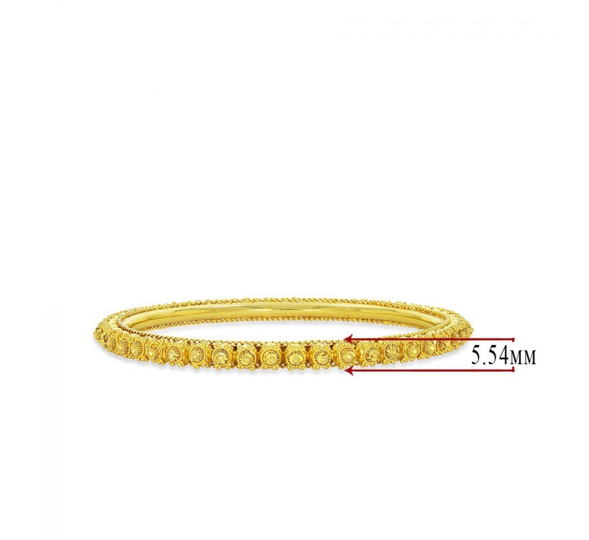 Ava Modern Gold Bangles