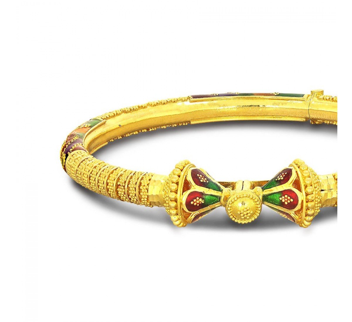 Juily Mesmerizing Gold Bangles