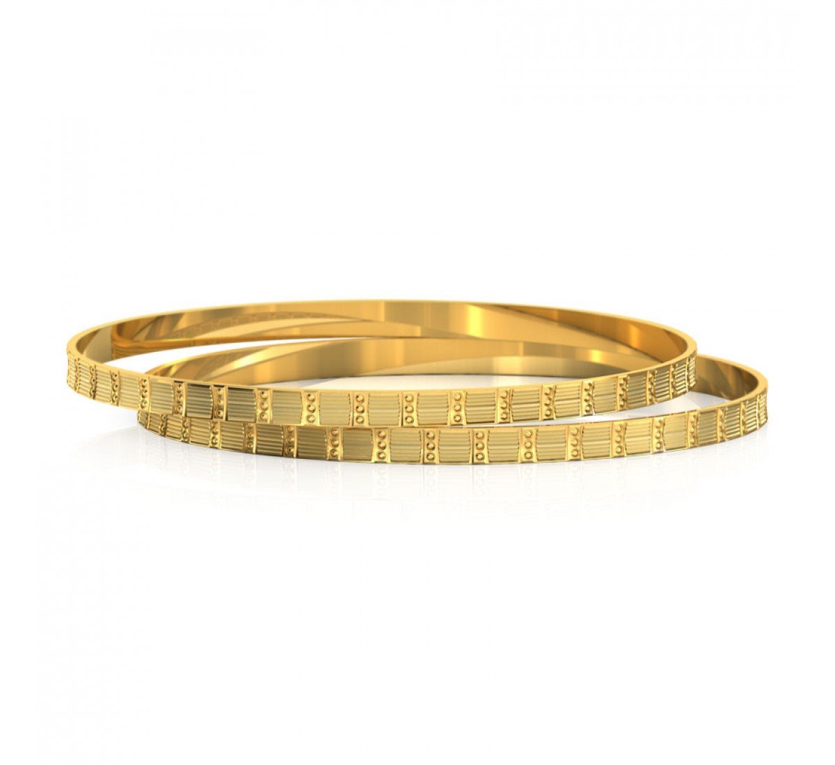 Tranquility Ethereal Gold Bangles