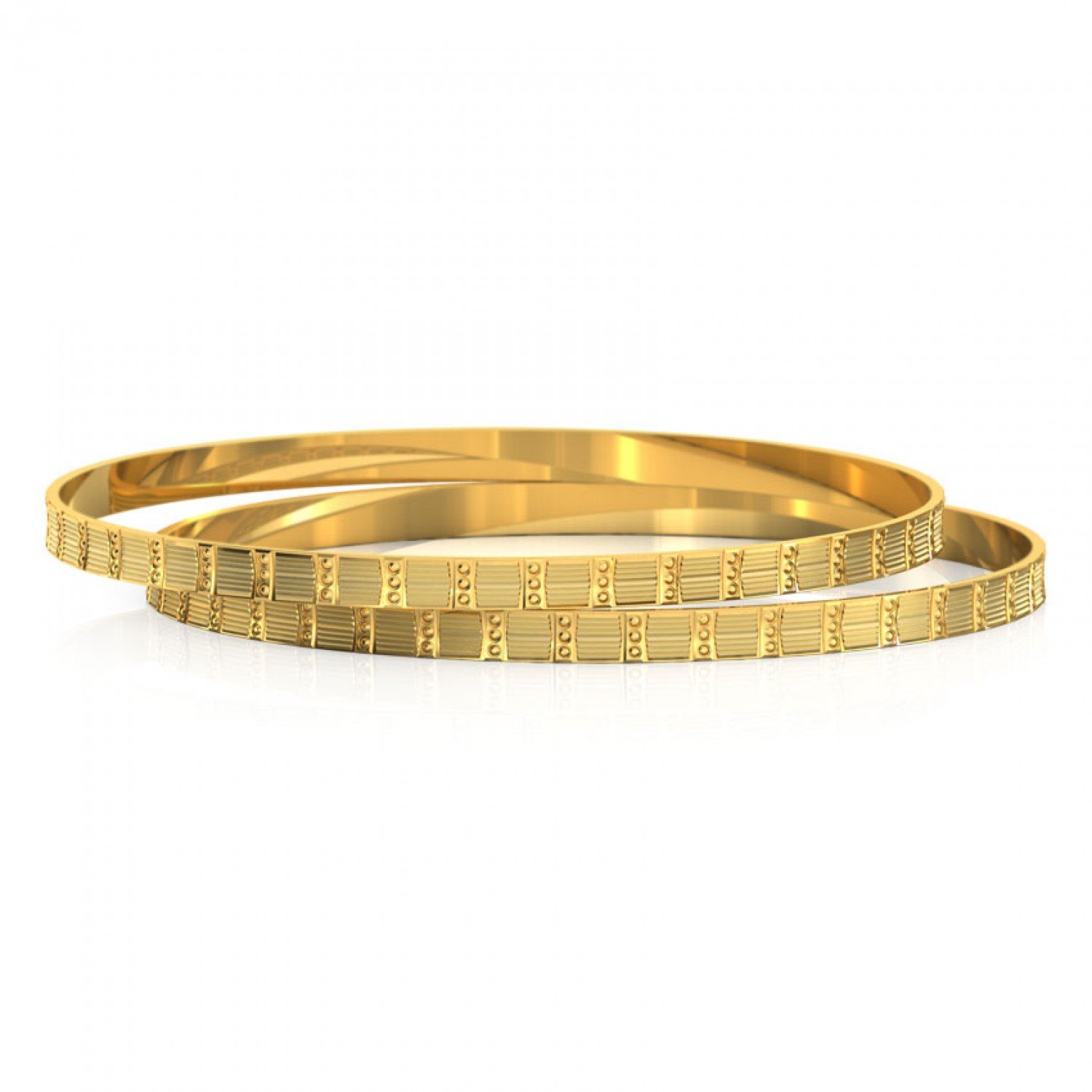 Tranquility Ethereal Gold Bangles