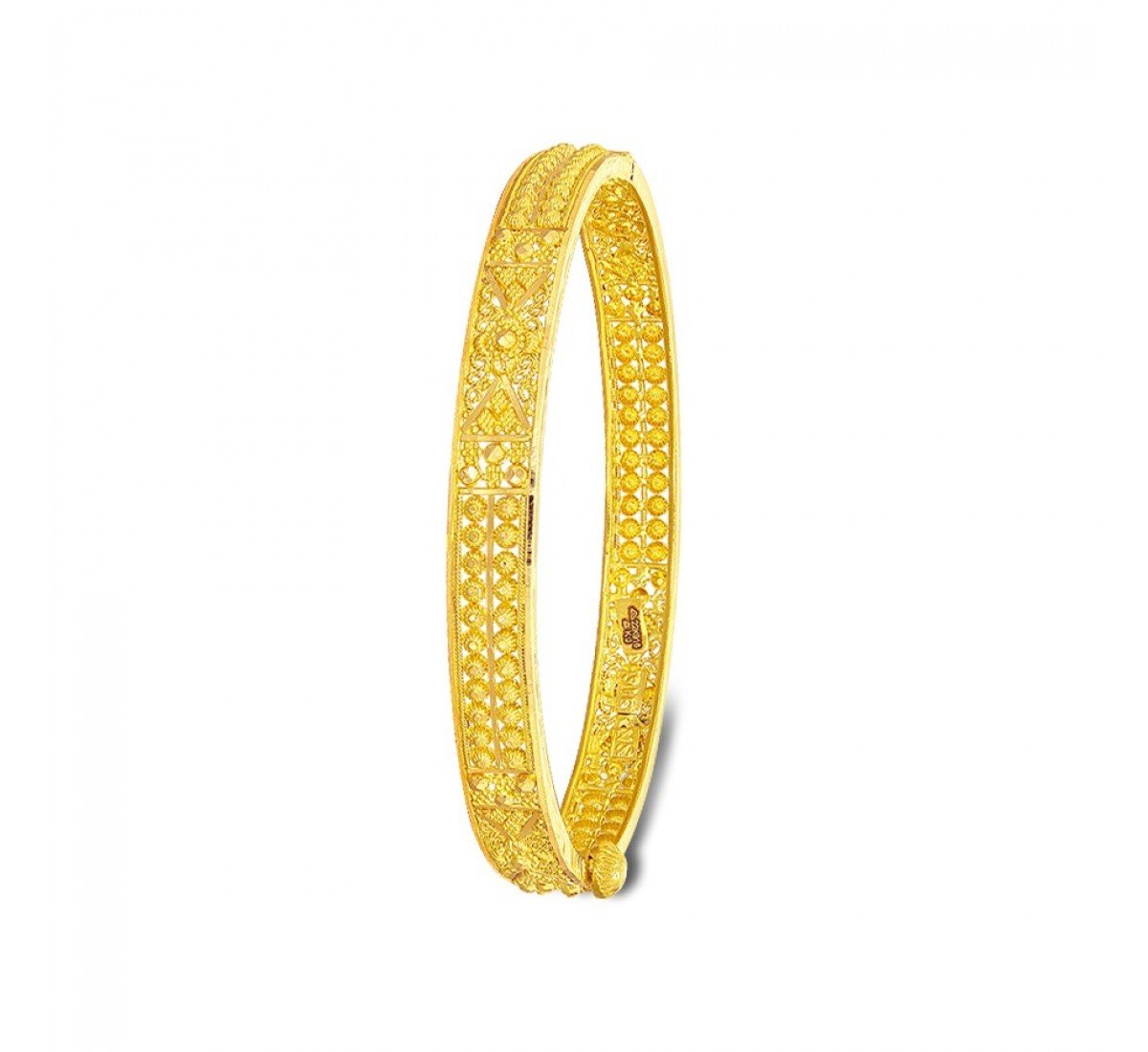 Ethereal Regal Gold Bangles