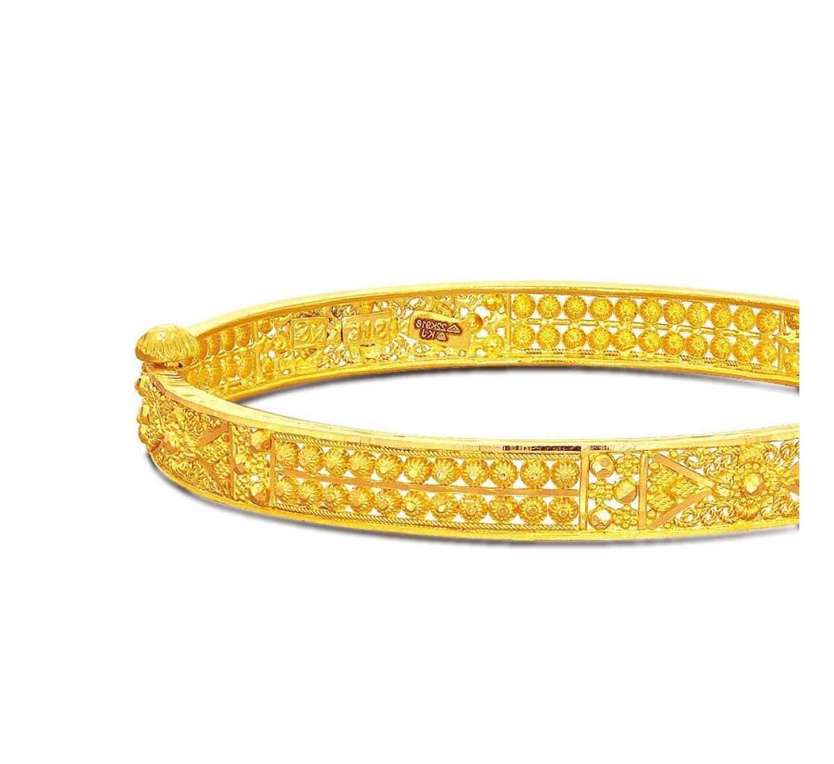 Ethereal Regal Gold Bangles