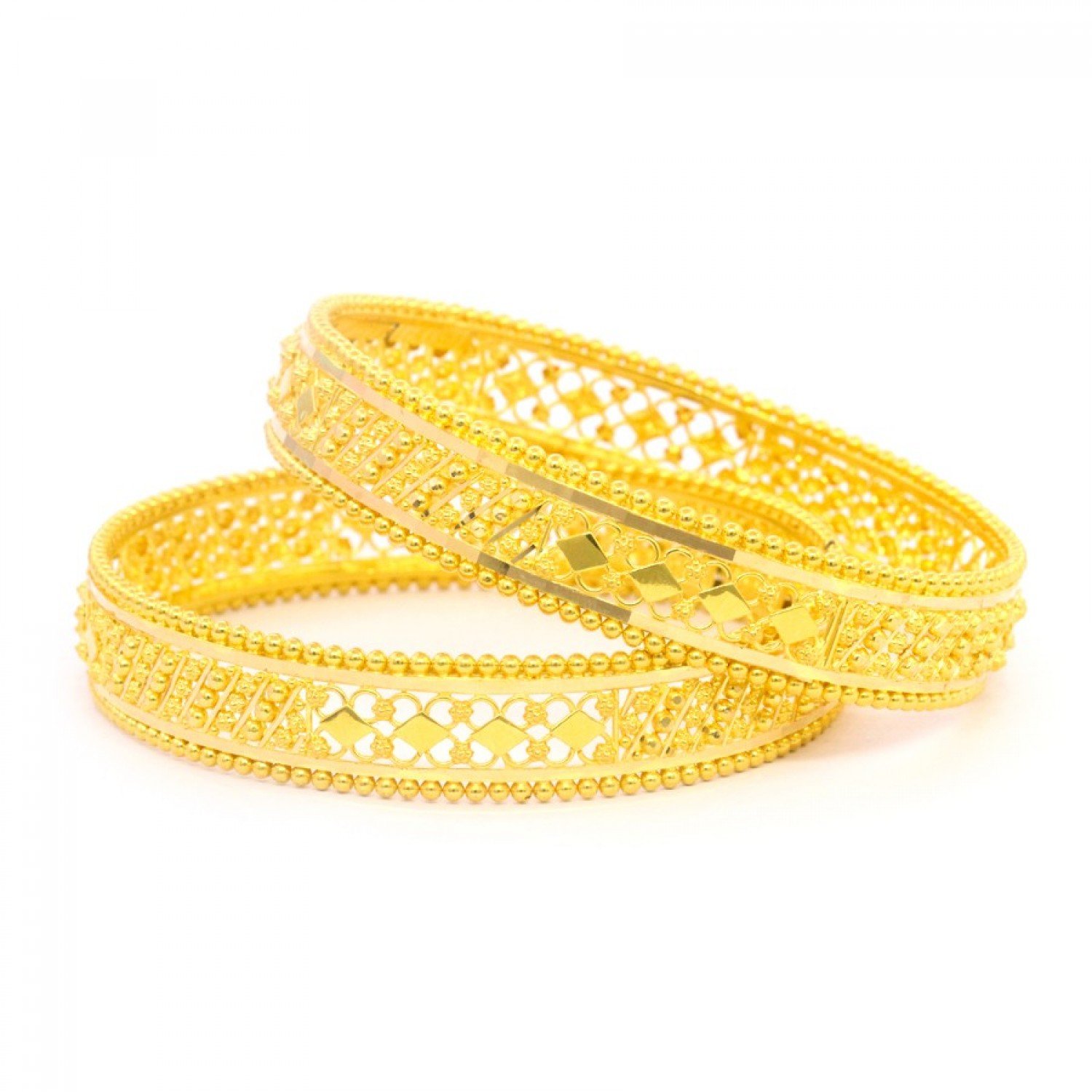 Accentuated Gold Bangles Accentuated Gold Bangles
