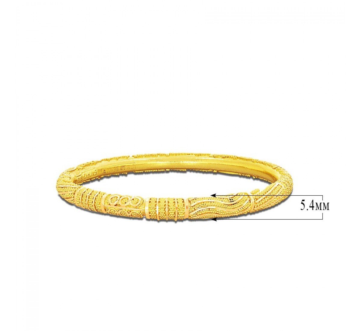 Curvaceous Glorious Gold Bangles