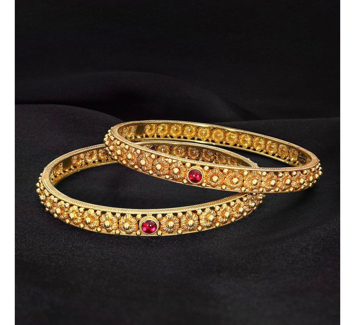 Baani Work Gold Bangles