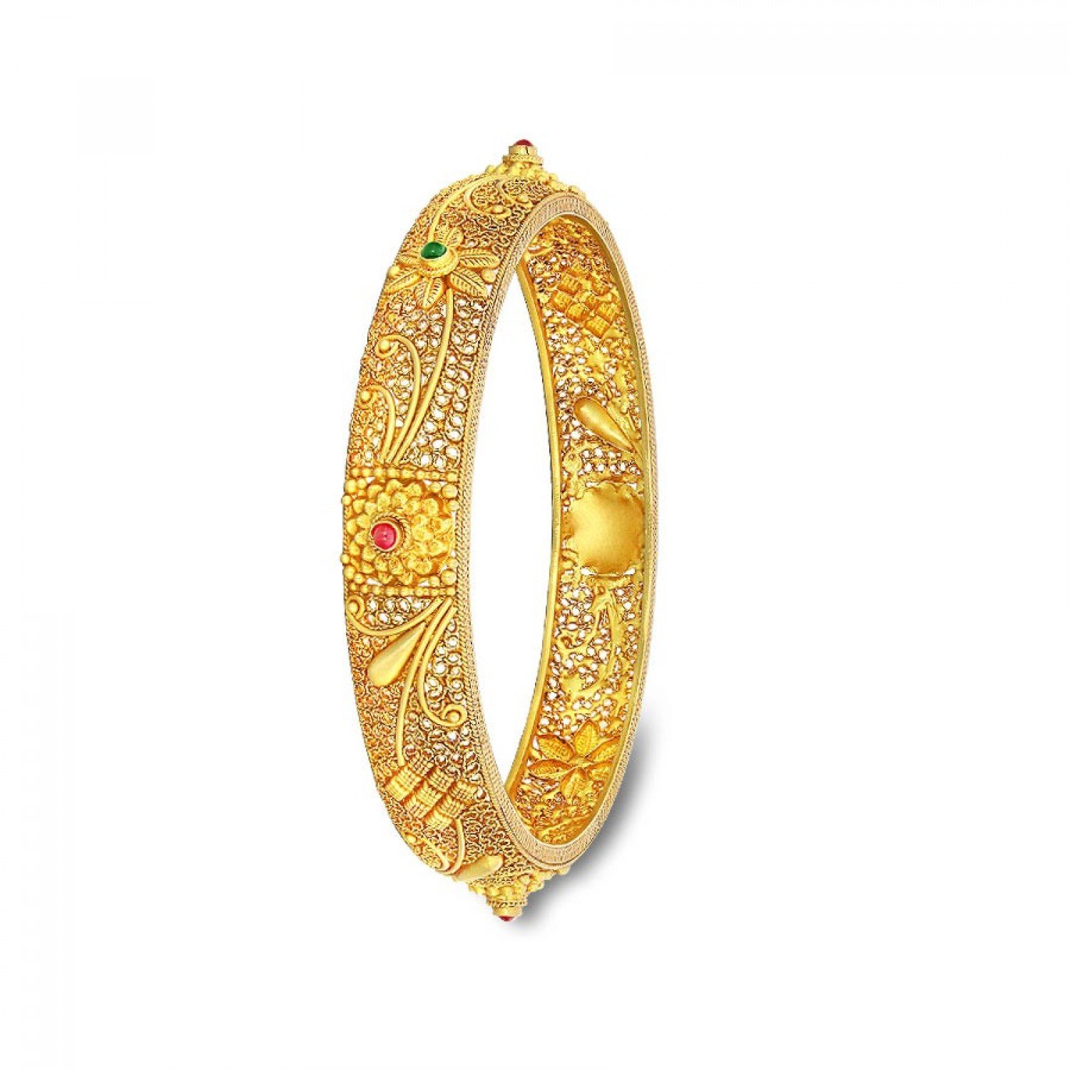 Subtle Fayre Hammered Gold Bangles