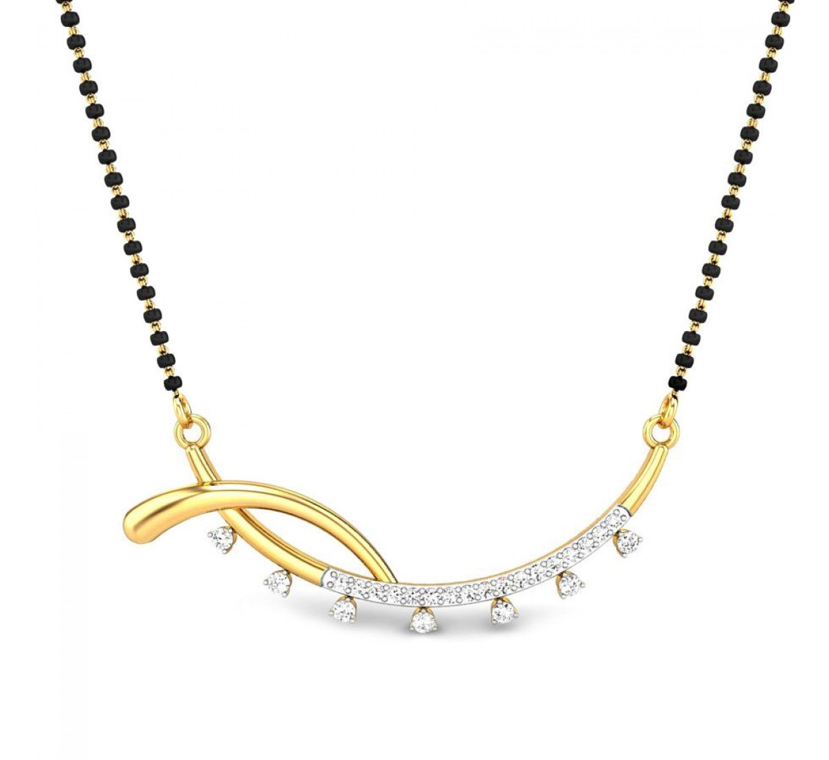 Quotientara Diamond Mangalsutra