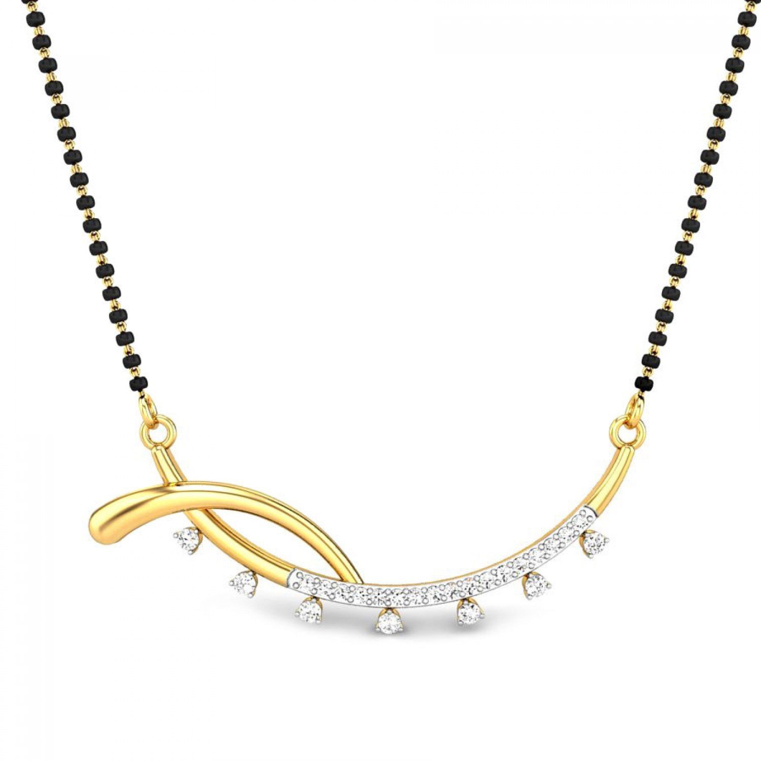 Quotientara Diamond Mangalsutra
