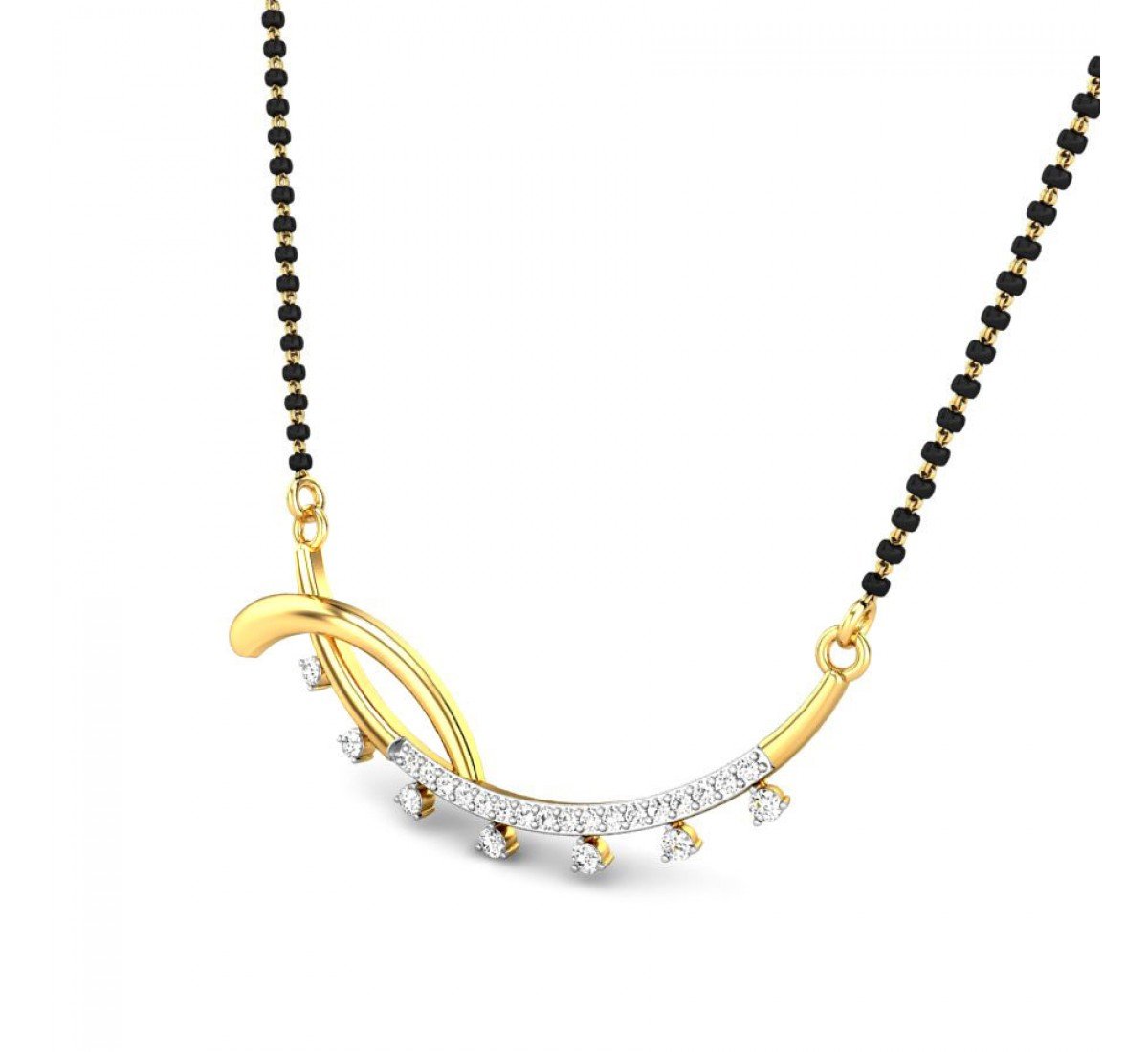 Quotientara Diamond Mangalsutra