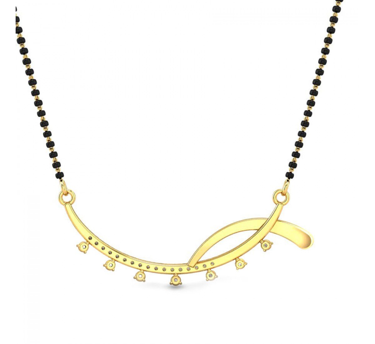 Quotientara Diamond Mangalsutra