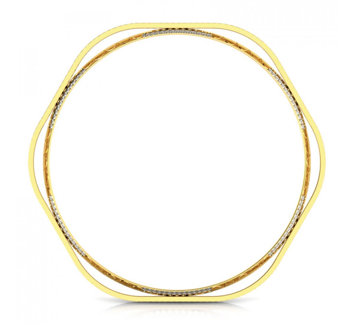 Nimbus Paisley Gold Bangles