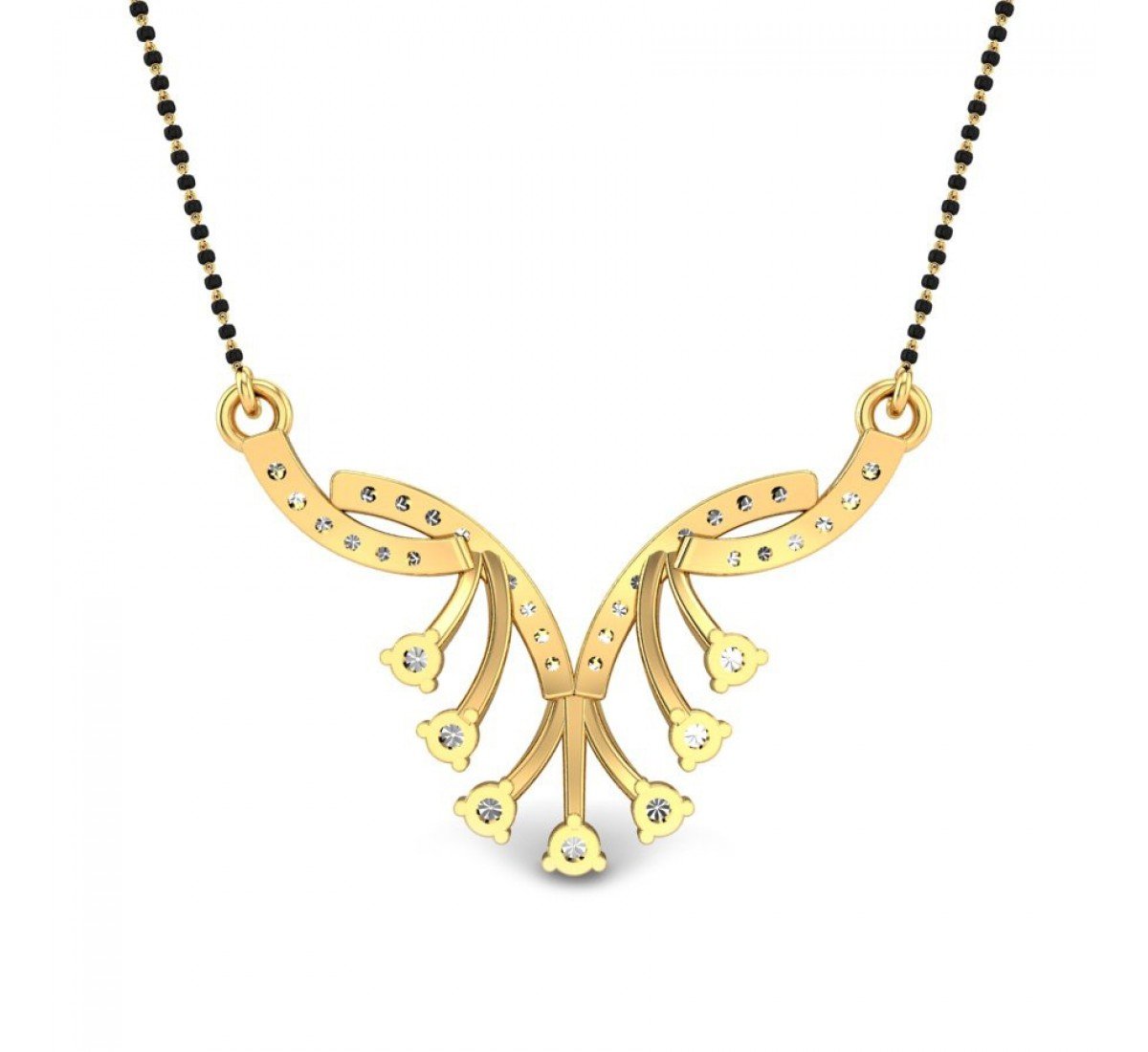 Arcane Diamond Mangalsutra