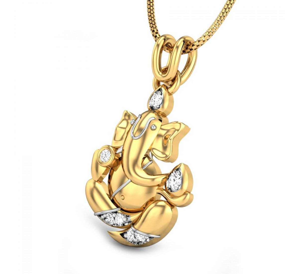 Balganpati Diamond Pendant