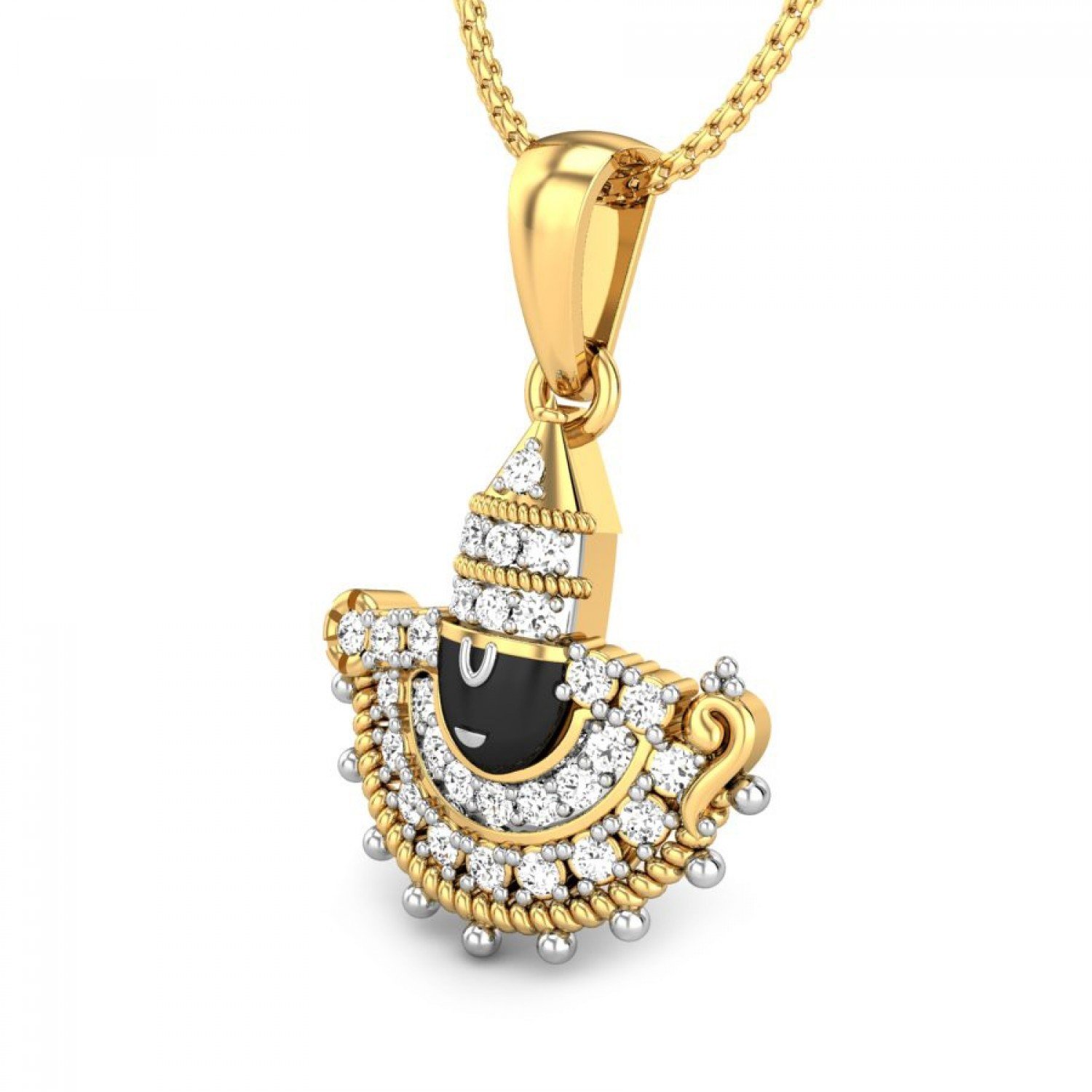 Venkteswara Balaji Diamond Pendant