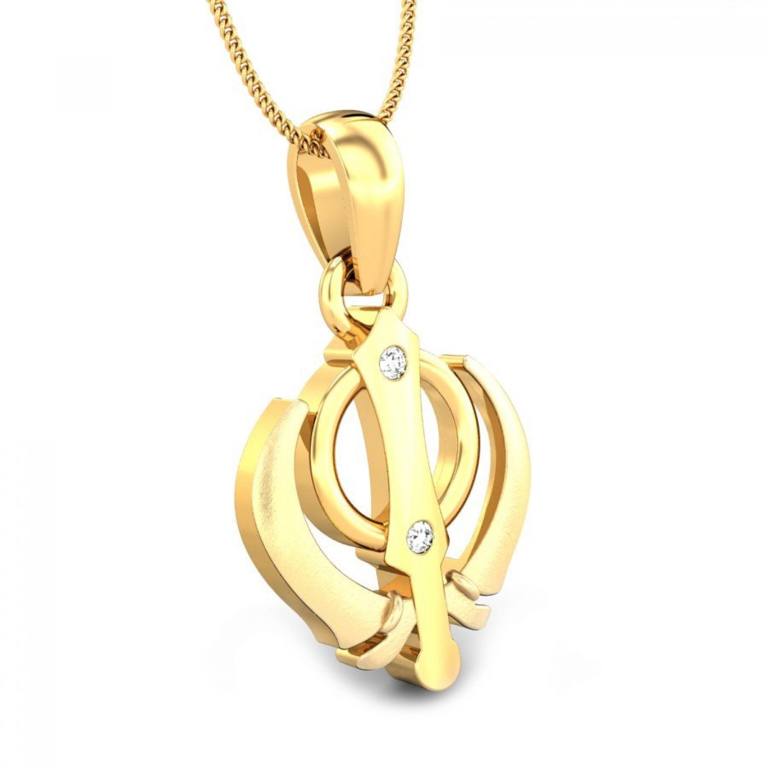 The Akal Purakh Diamond Pendant