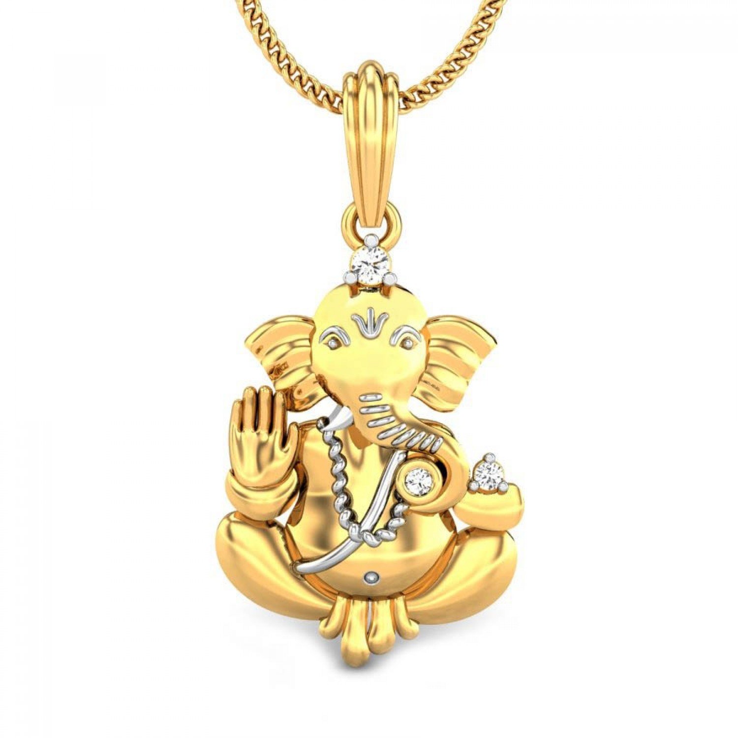 Gajvaktra Diamond Pendant