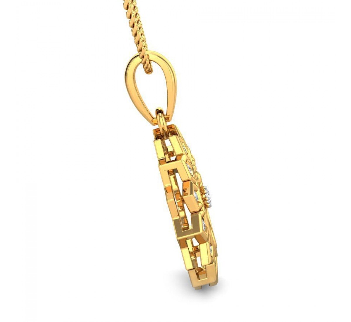 Diamond Anugrah Laabh Pendant