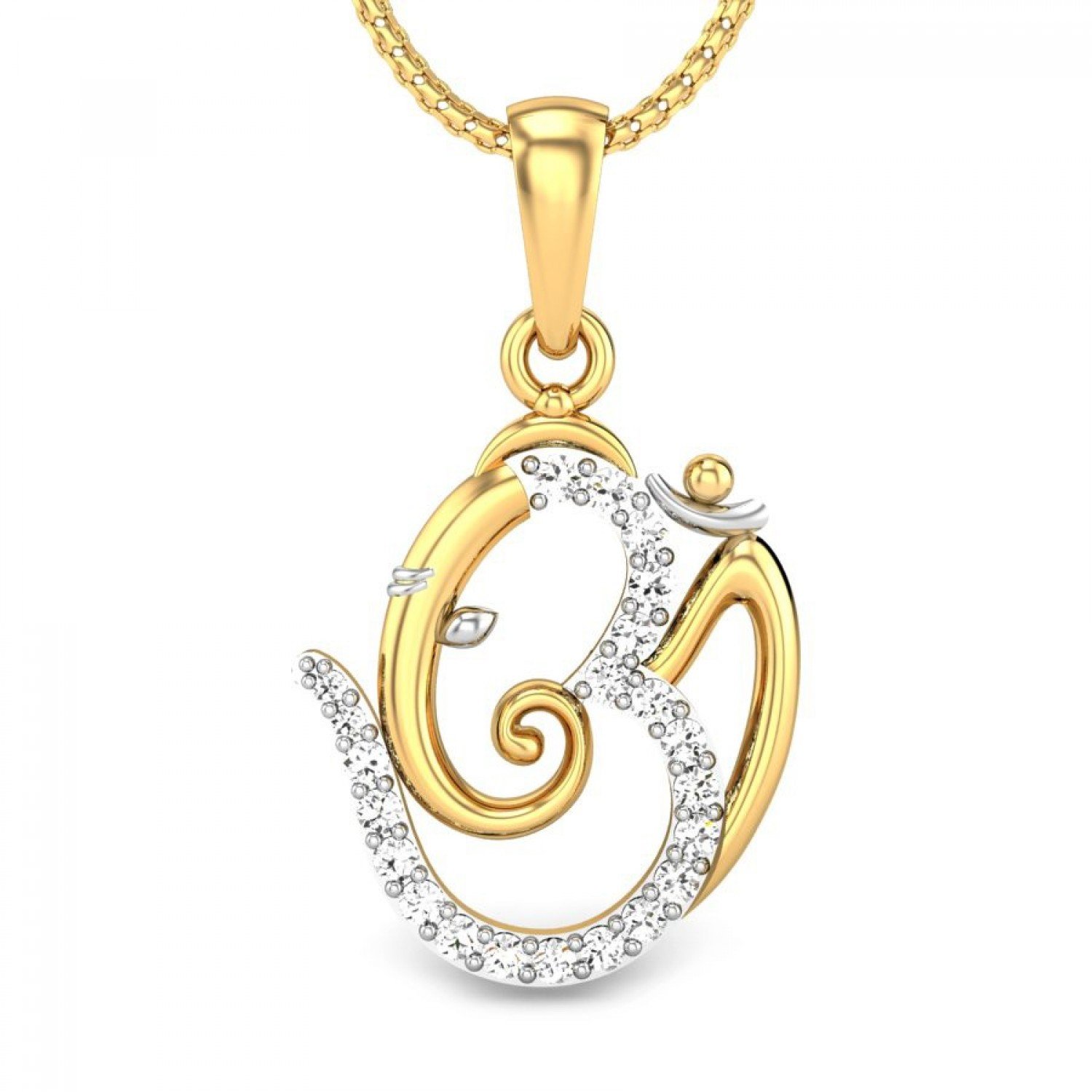 Divine Om Diamond Pendant