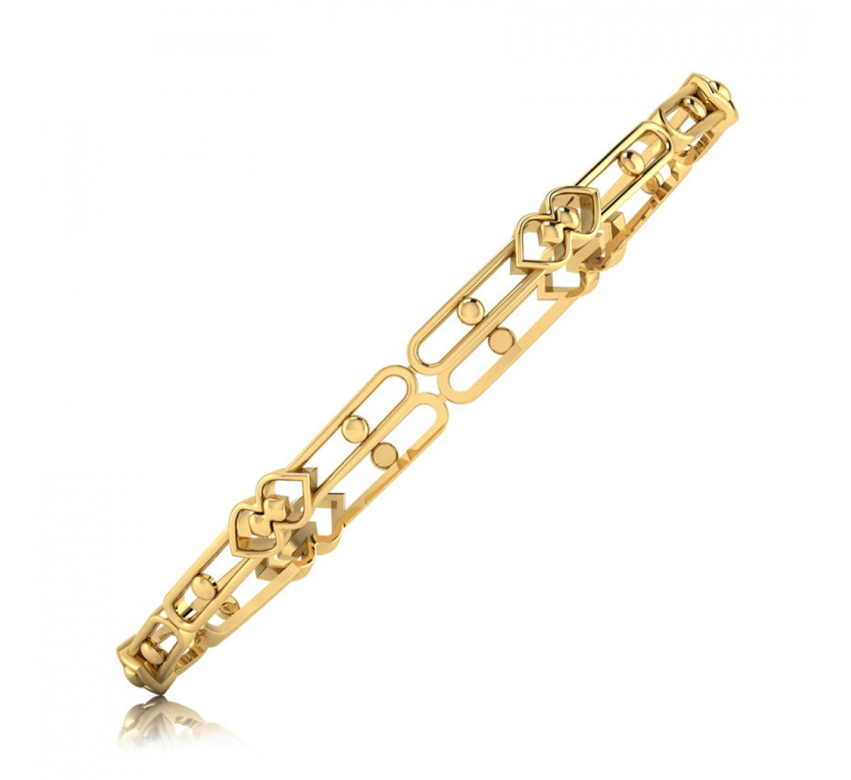 Mesmerizing Nivara Gold Bangles
