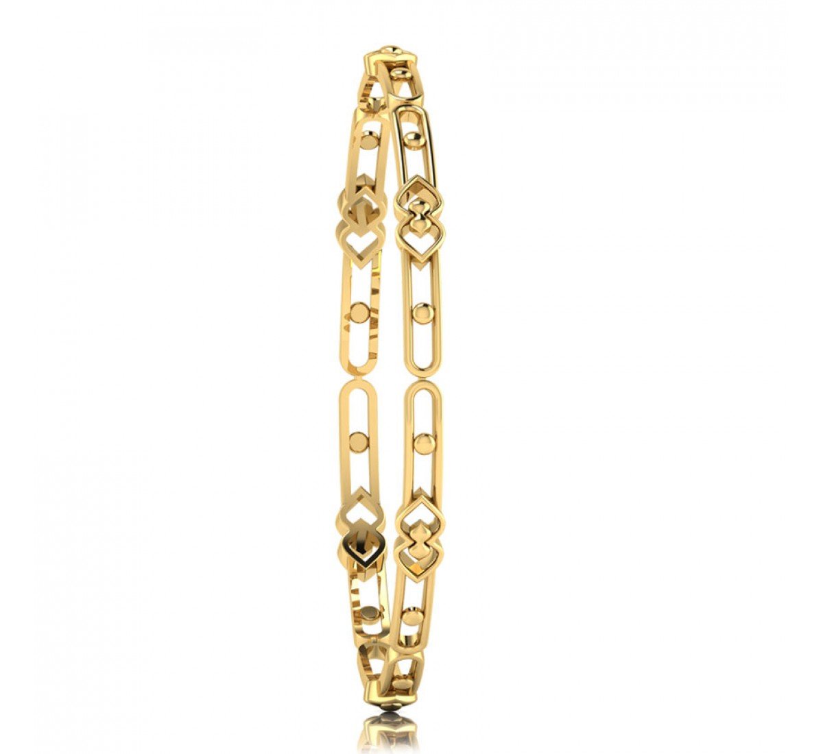 Mesmerizing Nivara Gold Bangles