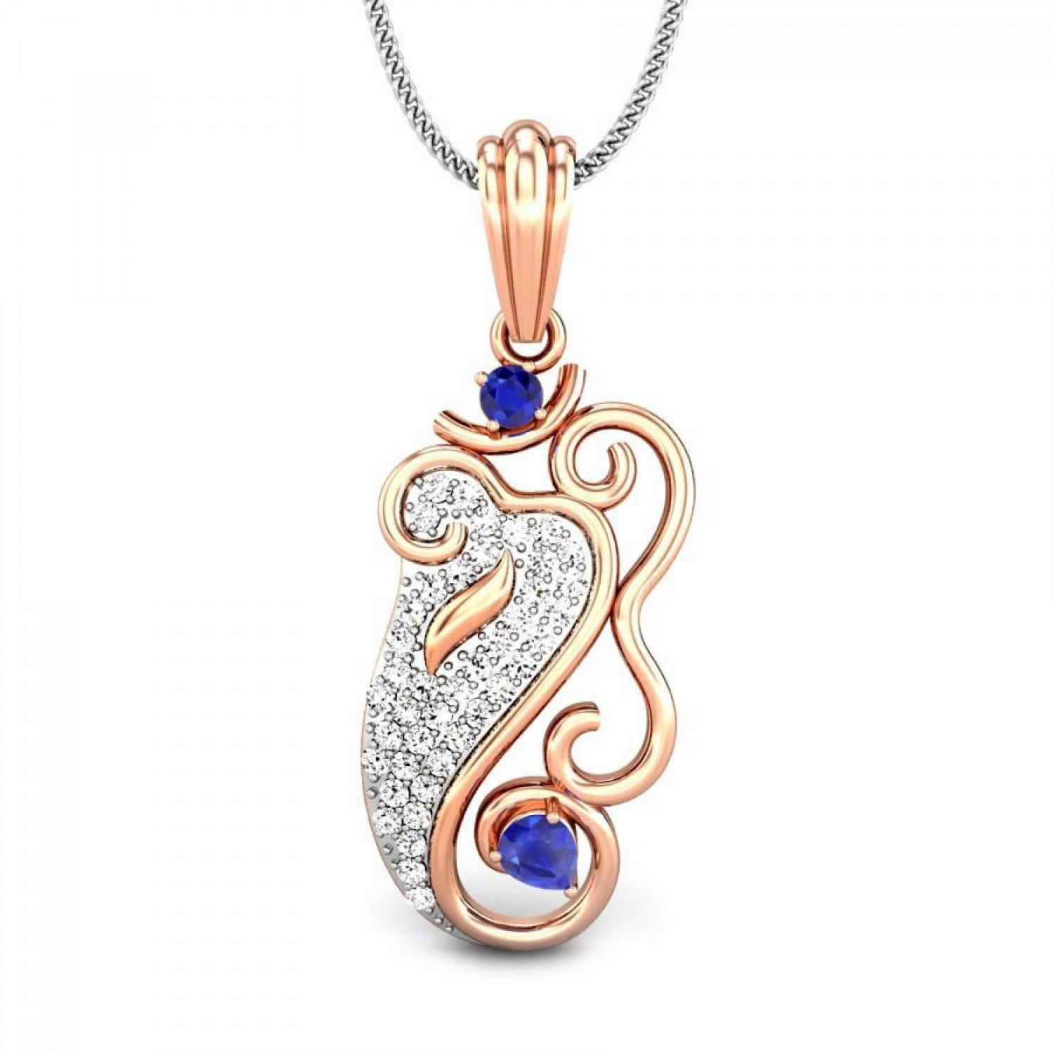 Dhumraketu Diamond Pendant