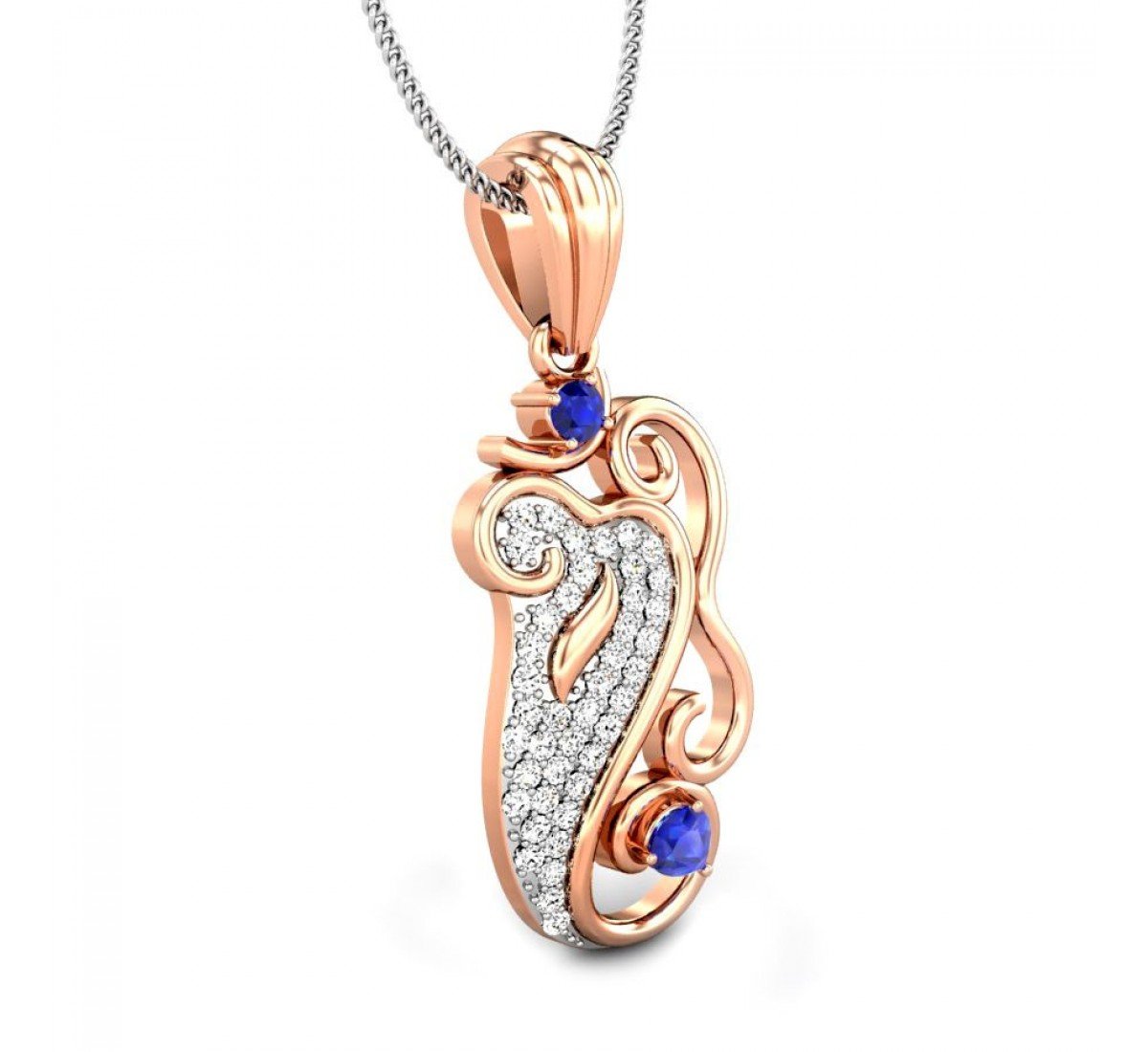 Dhumraketu Diamond Pendant