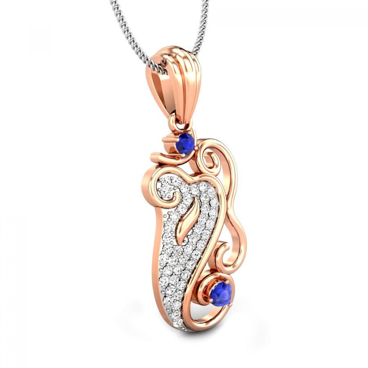 Dhumraketu Diamond Pendant