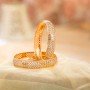 Faceted Amarbel Gold Bangles
