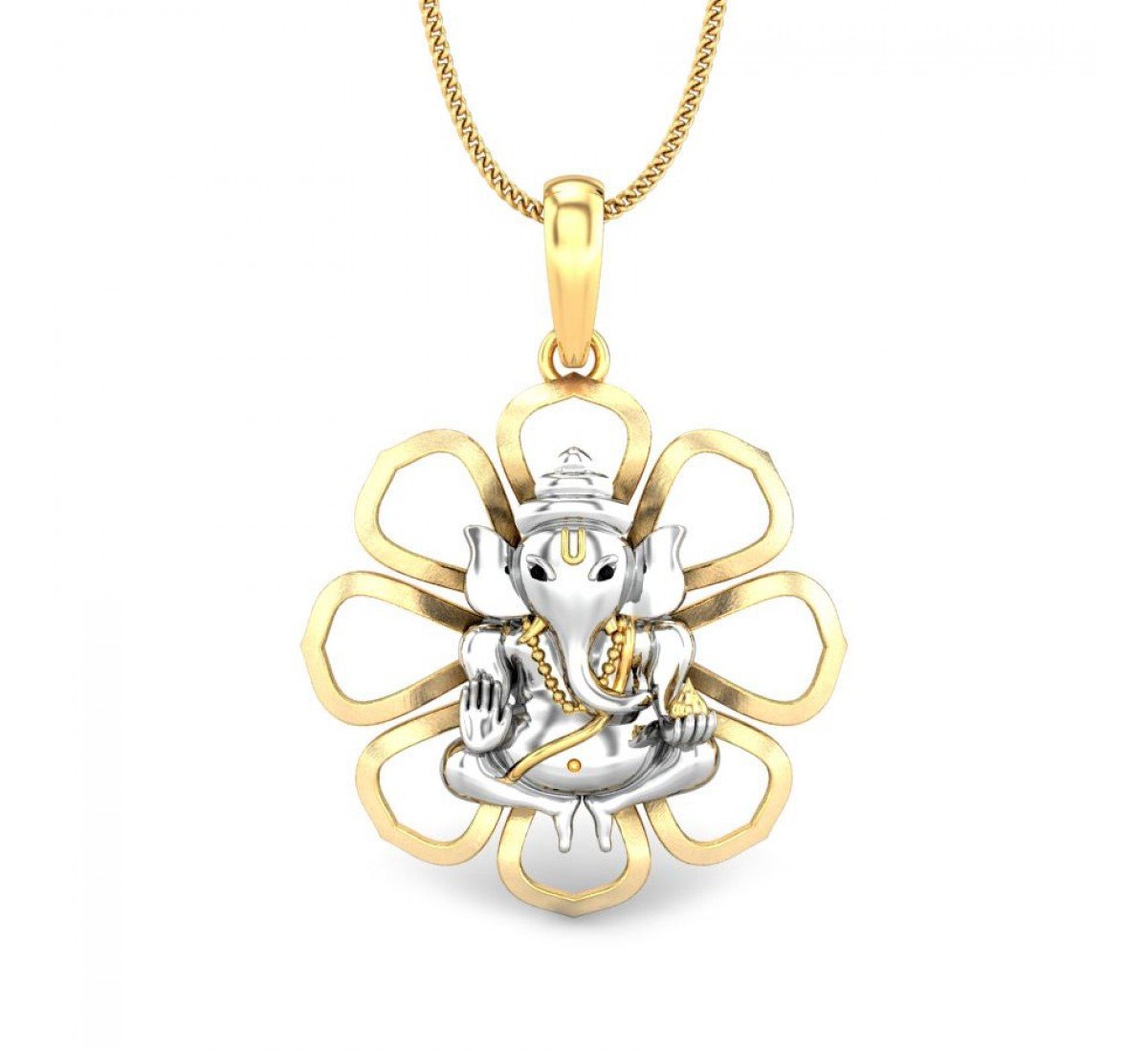 Foral Devavrat Gold Pendant