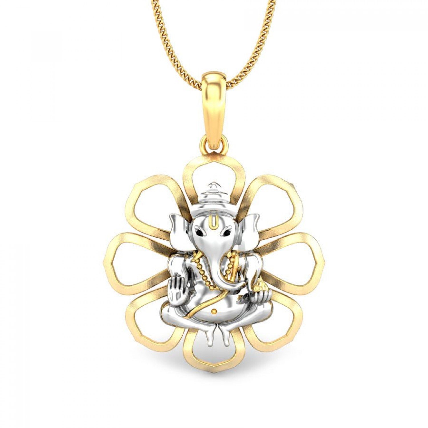 Foral Devavrat Gold Pendant