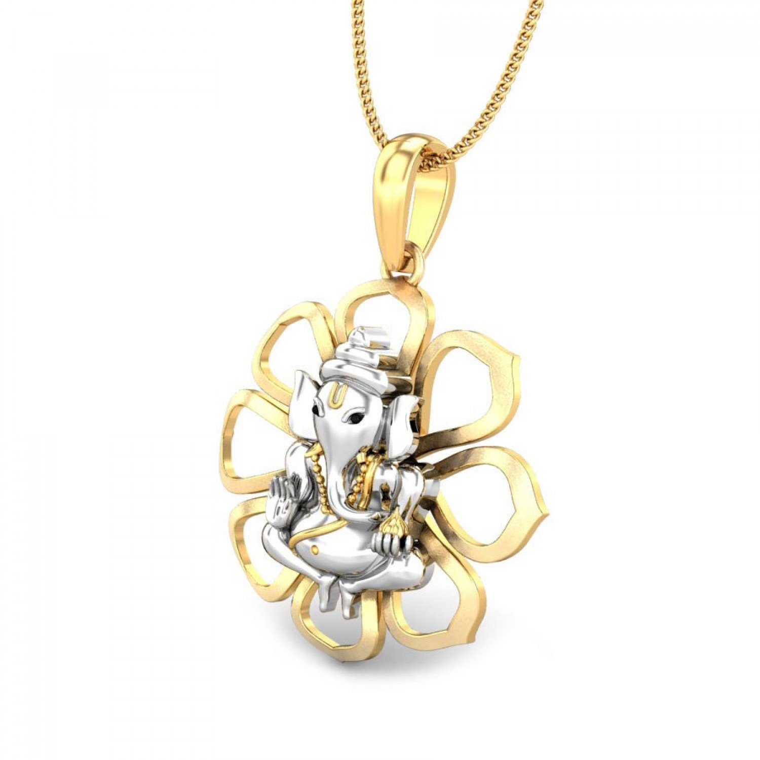 Foral Devavrat Gold Pendant