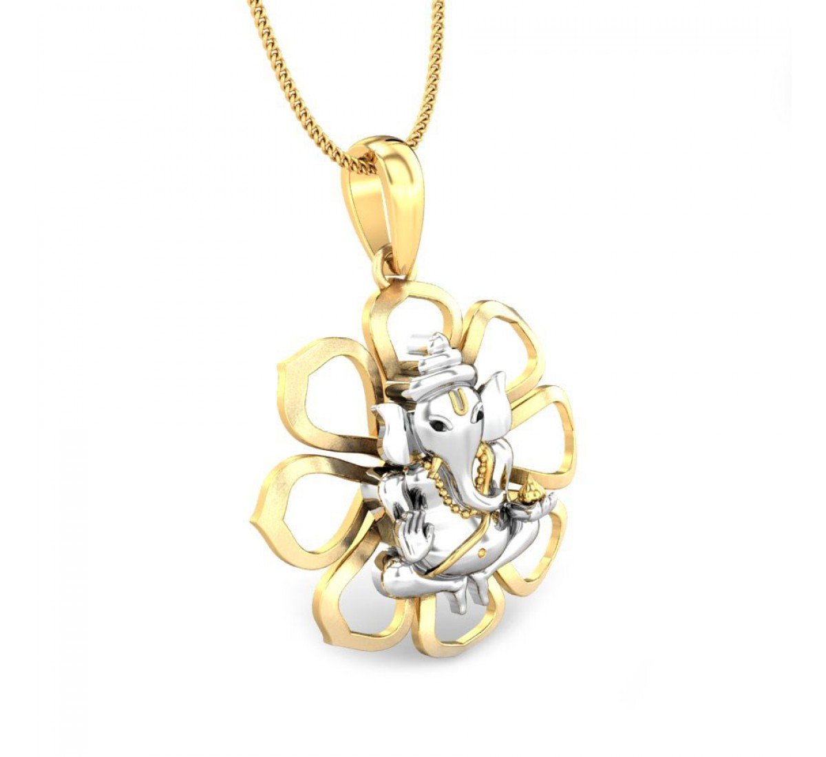Foral Devavrat Gold Pendant