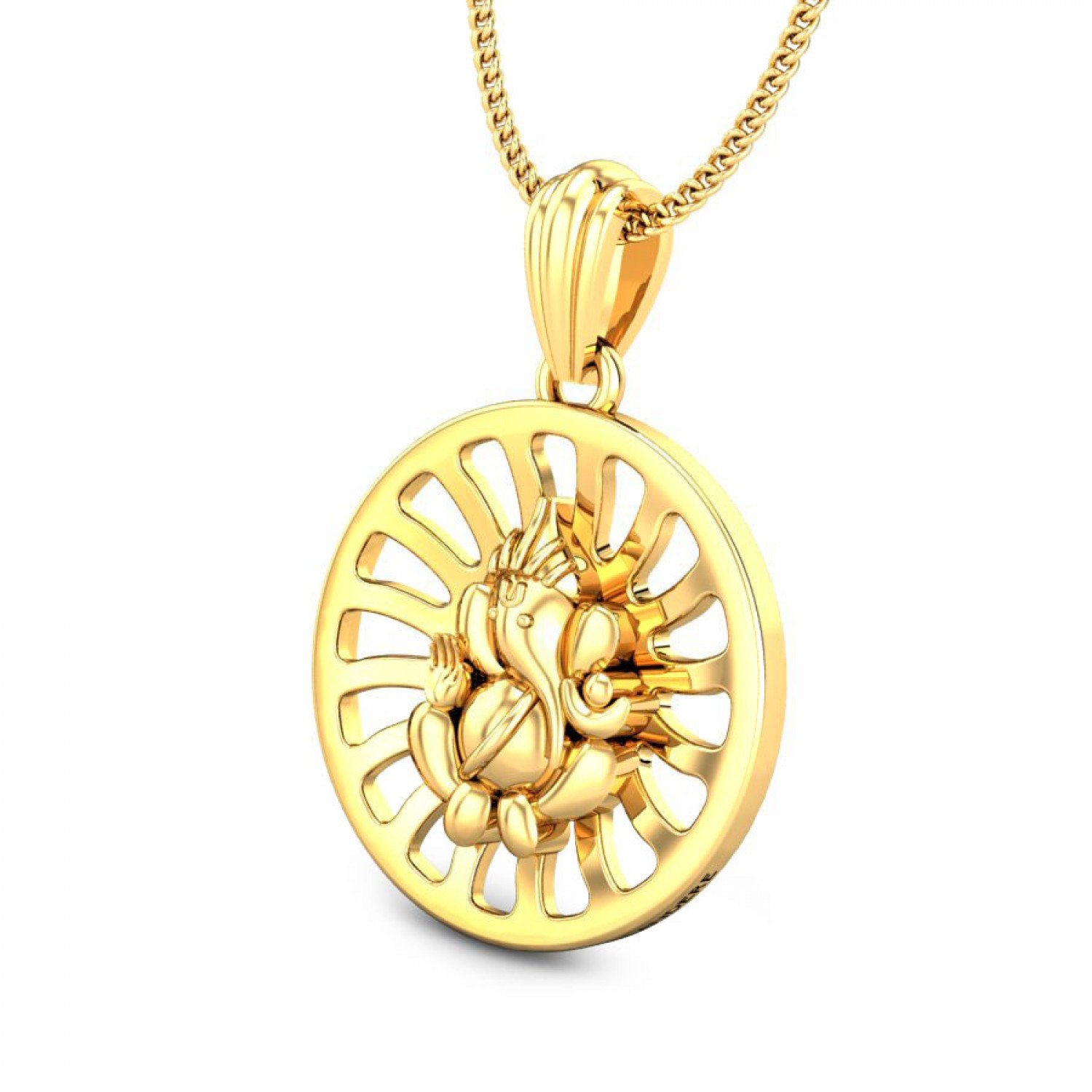 Siddhidata Ganu Gold Pendant