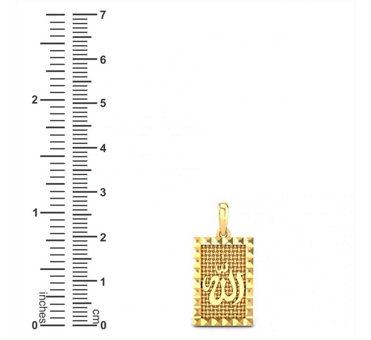 Marebal Alah Gold Pendant