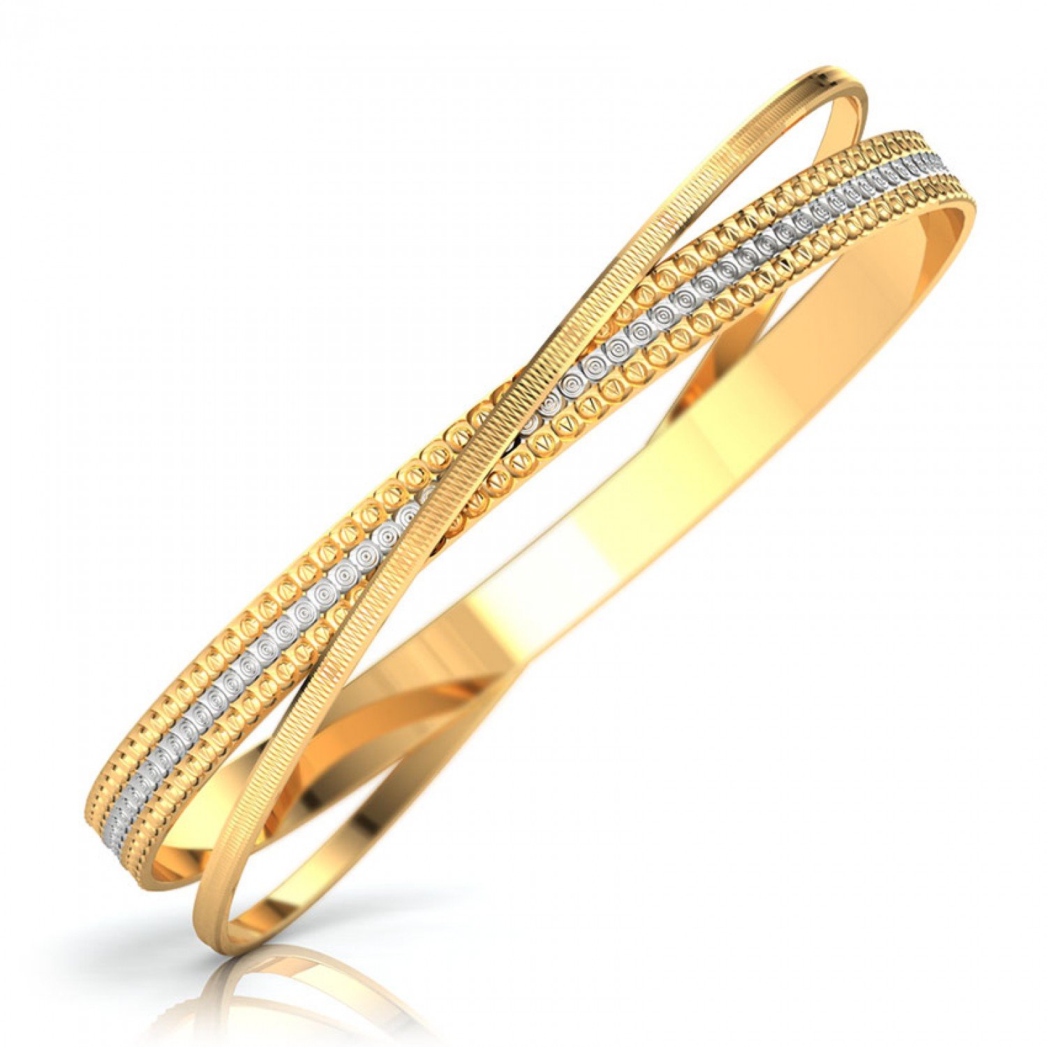 Striking Gold Bangles