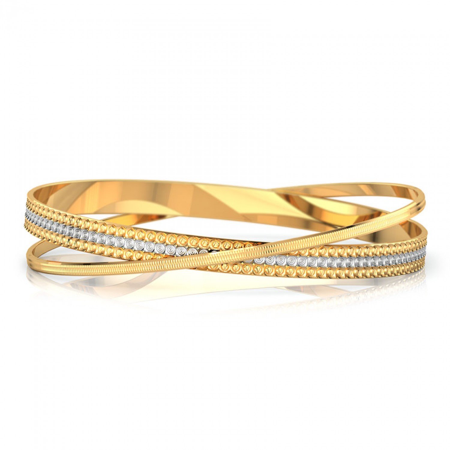 Striking Gold Bangles