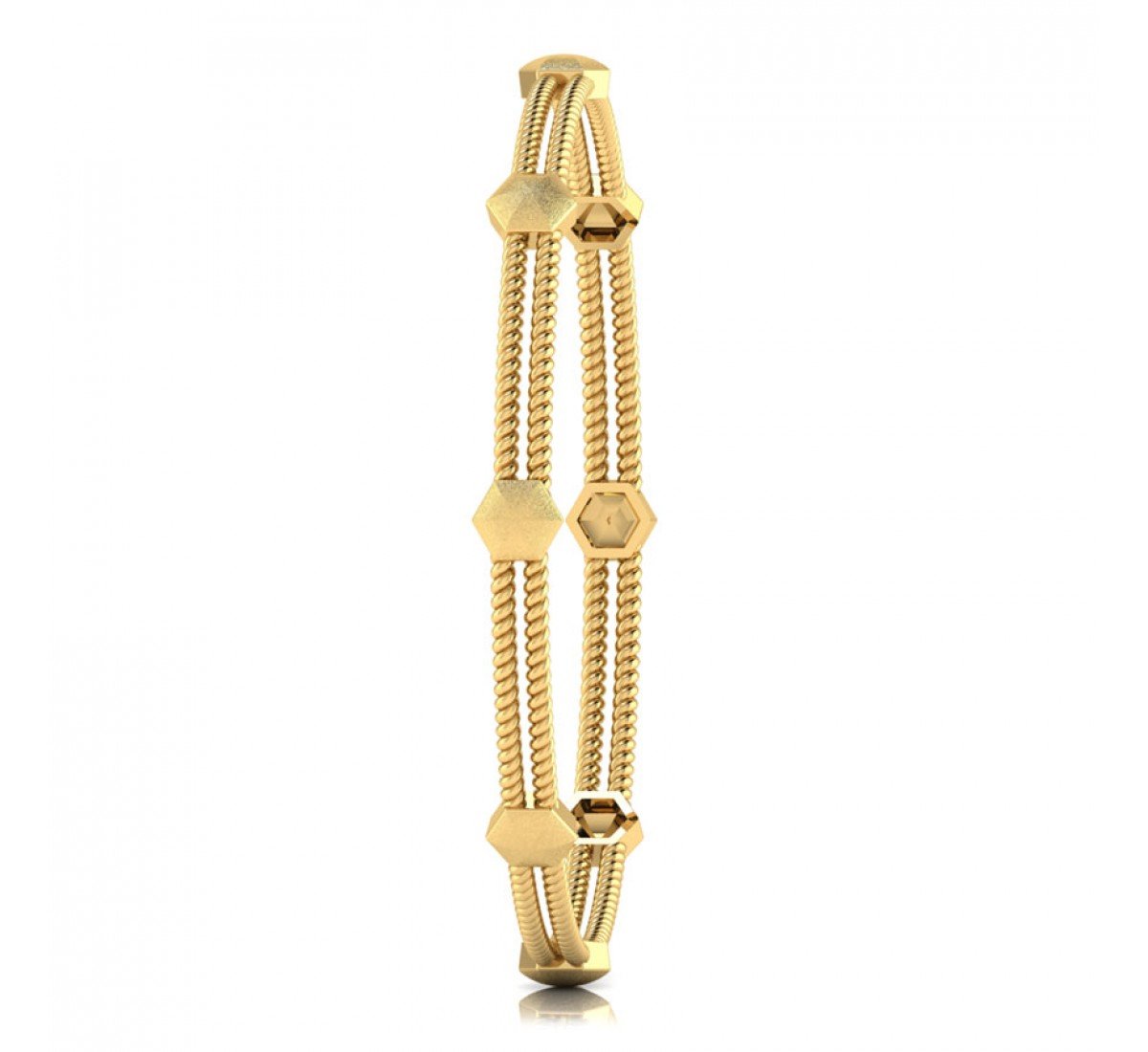 Artsy Dreams Gold Bangles