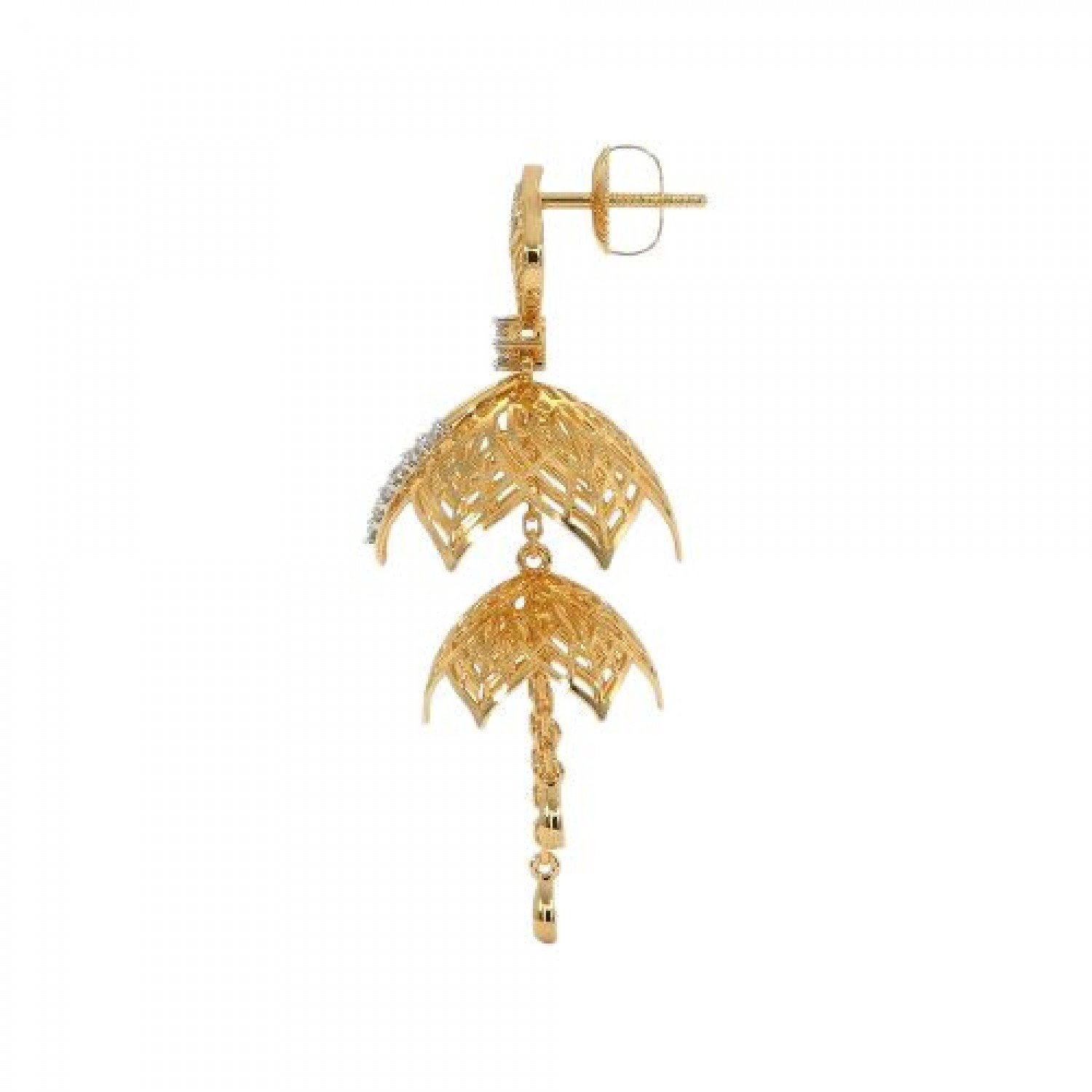 Haven Chitrali Diamond Jhumkas