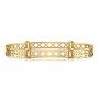 Teardrop Lace Gold Bangles