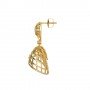 Ovate Flare Diamond Jhumkas
