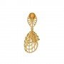 Ovate Flare Diamond Jhumkas