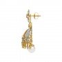 Treasure Mayura Diamond Jhumkas