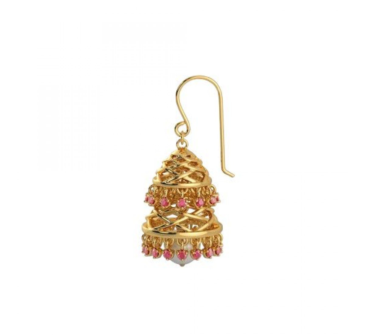 Nestle Sphere Gold Jhumkas