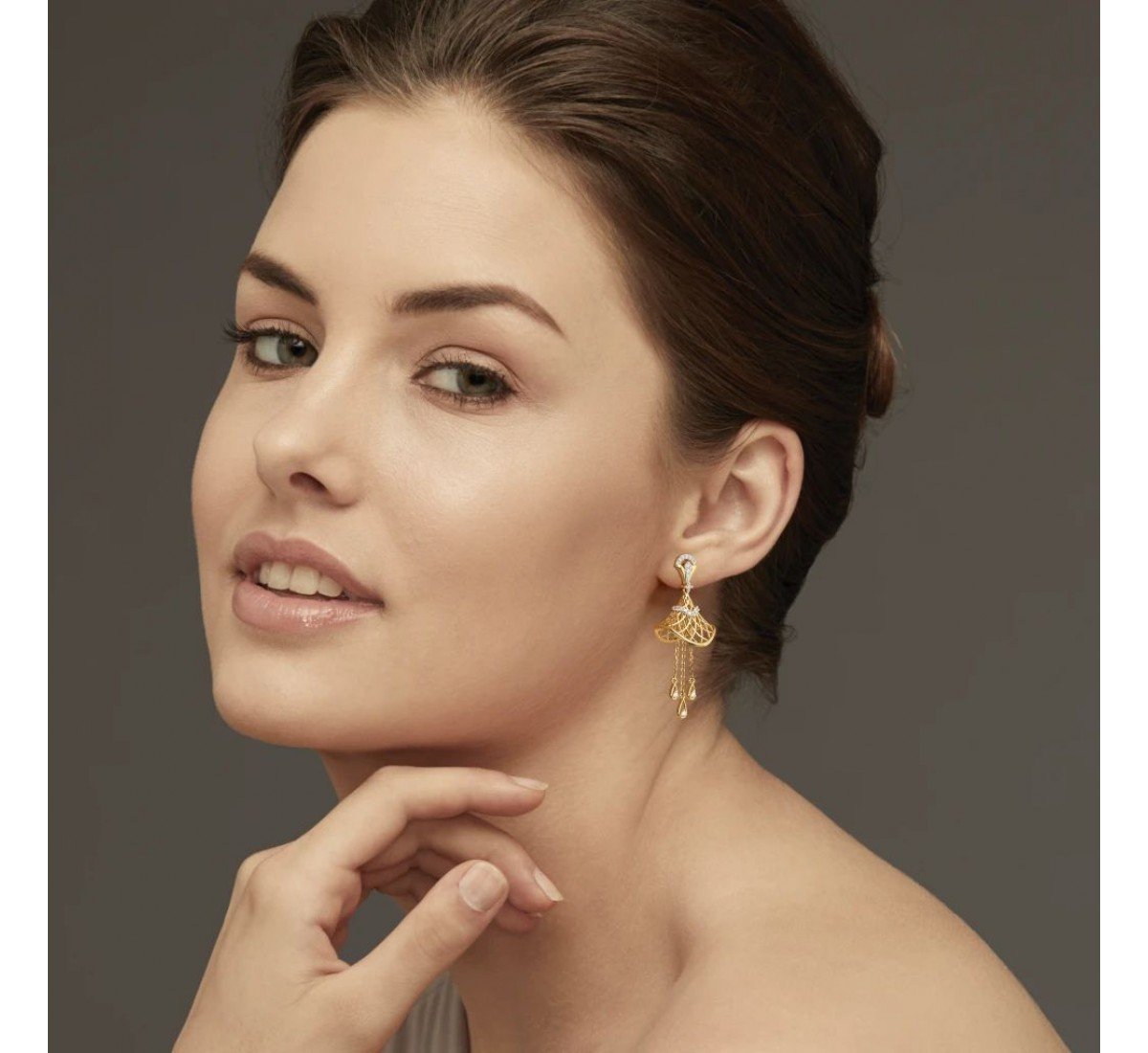 Aether Enfold Diamond Jhumkas