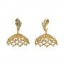 Aqua Zarmina Diamond Jhumkas