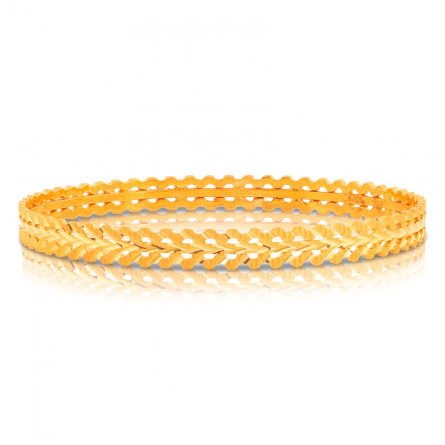 Gilded Petal Gold Bangles Gilded Petal Gold Bangles