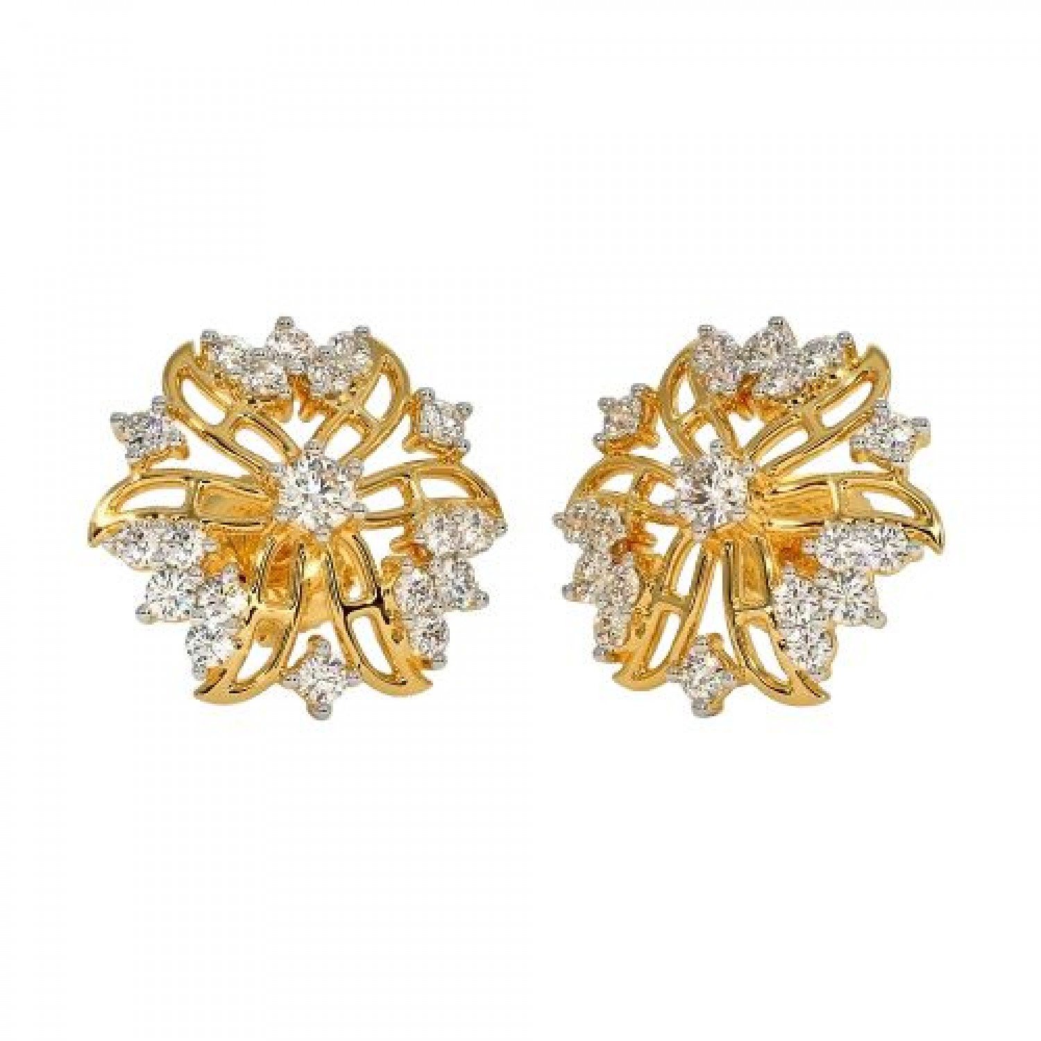 Cerulean Diamond Earrings