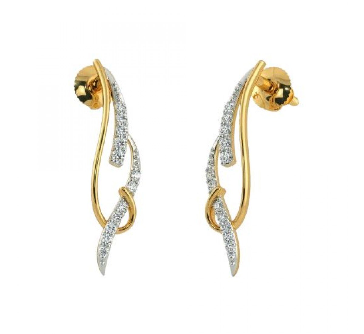 Rivulet Diamond Earrings