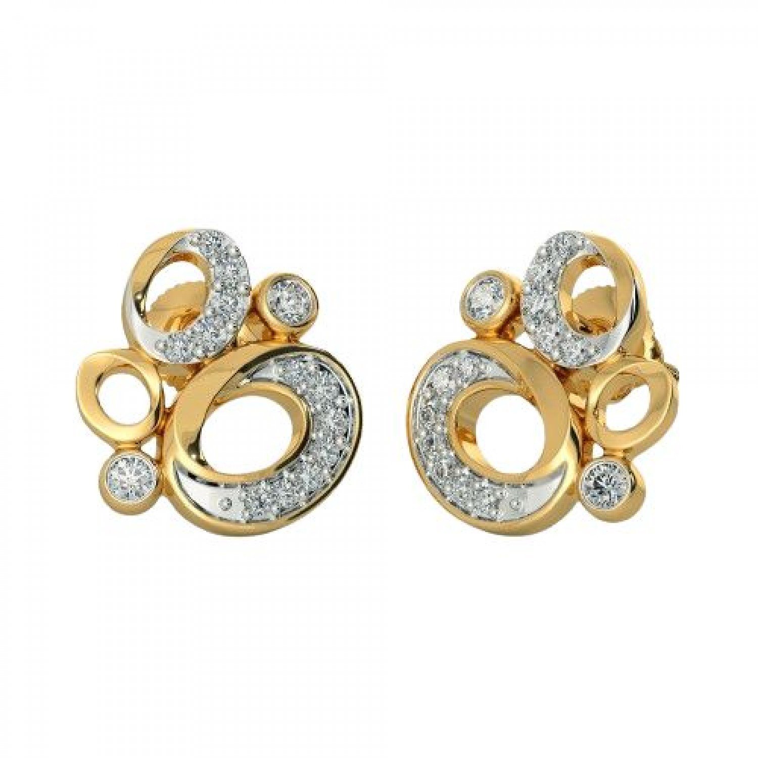 The Cobweb Diamond Earrings